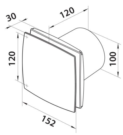 Load image into Gallery viewer, Ventilator 100 mm silent met timer. vochtsensor - wit
