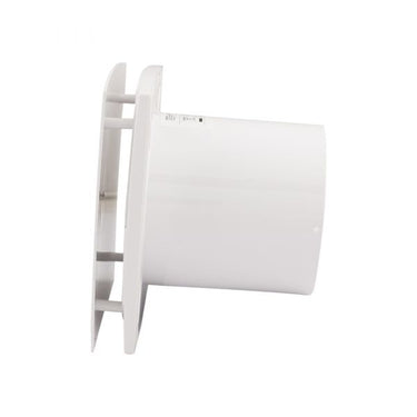 Ventilator 100 mm silent met timer. vochtsensor - wit
