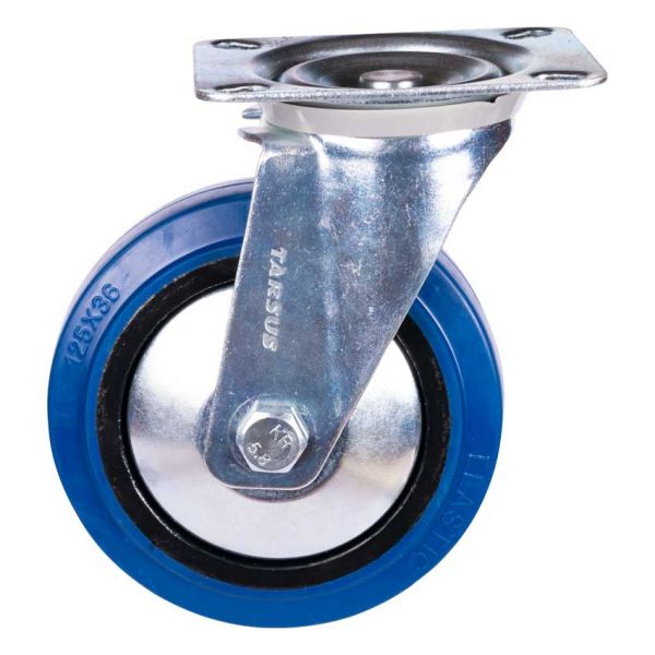 Load image into Gallery viewer, Tarsus zwenkwiel 125 mm. blauw
