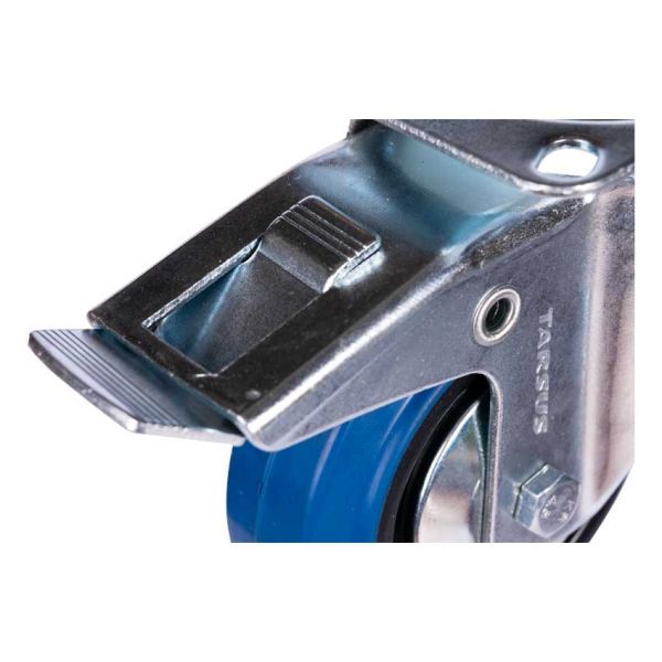 Load image into Gallery viewer, Tarsus zwenkwiel + rem 100 mm. blauw
