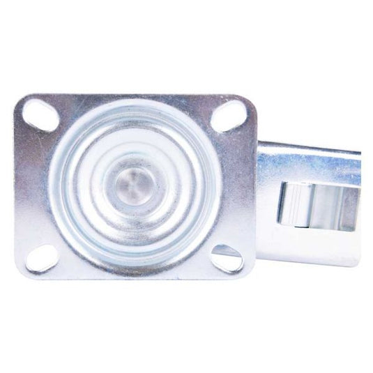 Tarsus zwenkwiel + rem 125 mm. blauw