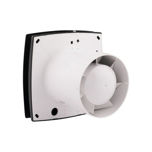 Ac ventilator 100 mm silent timer vochtsensor blk edition