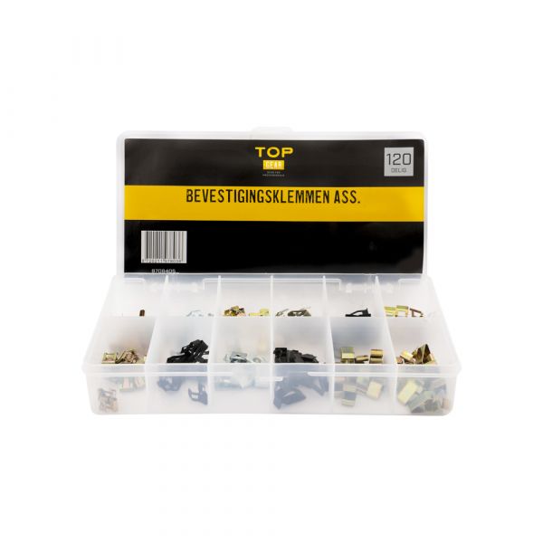Load image into Gallery viewer, Topgear bevestigingsklemmen ass. 120-delig.
