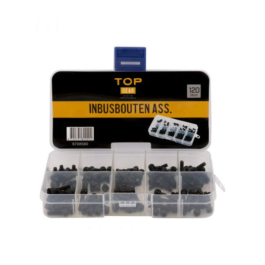 Topgear inbusbout ass. 120-delig