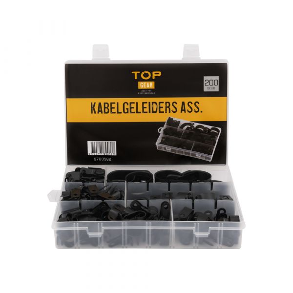 Load image into Gallery viewer, Topgear kabelgeleiders ass. 200-delig
