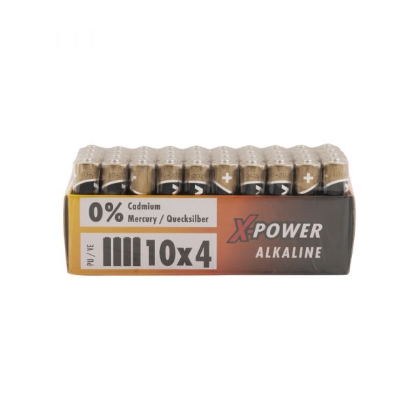 Load image into Gallery viewer, Alkaline batterij aaa lr03 40st.
