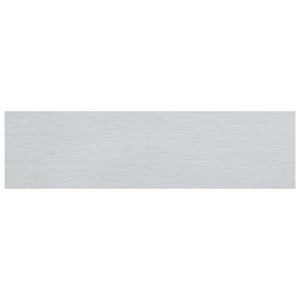 Bord alulook zonder opdruk - 165x44 mm zelfklevend.