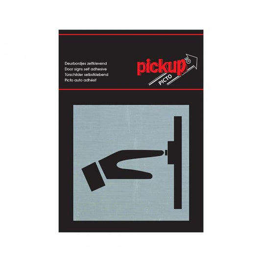 Pickup route alulook alu picto 80x80 mm - bellen