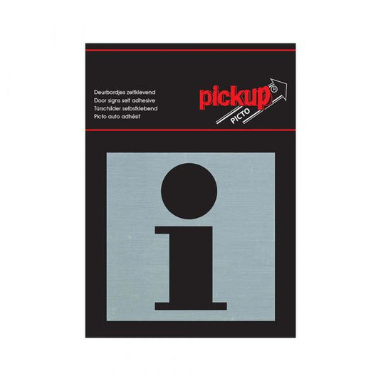 Pickup route alulook alu picto 80x80 mm - informatie