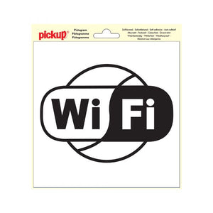 Sticker wifi - 200x200 mm.