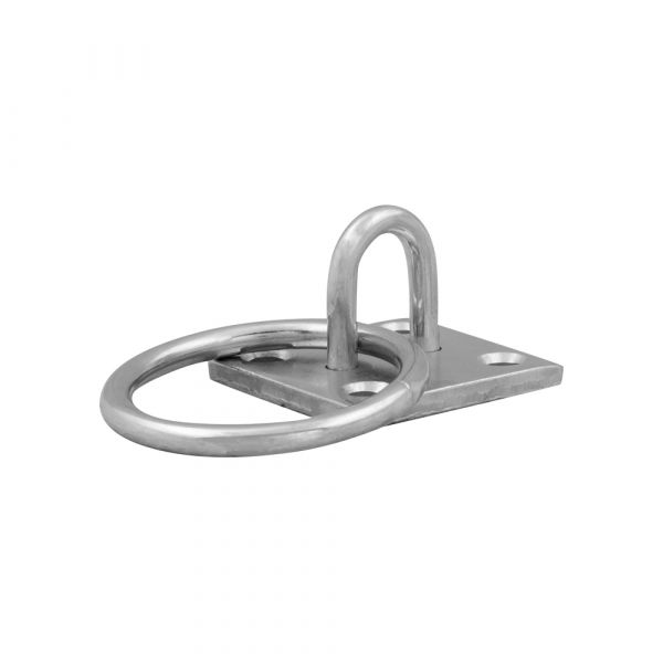 Load image into Gallery viewer, Muurplaat met oog 6 mm.
