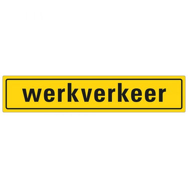 Magneetbord werkverkeer - 80x400 mm.