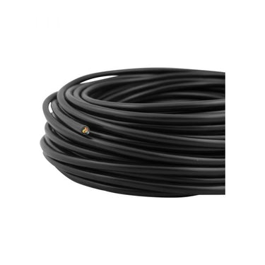 Q-link huishoudkabel 3x1.0 zwart 25 meter.