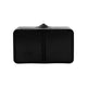 Q-link - wandcontactdoos - buitenstopcontact - opbouw - horizontaal - dubbel stopcontact - spatwaterdicht ip54 - randaarde - kinderbeveiliging - mat zwart