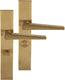 Differnz | rotterdam deurkruk | vierkant schild | wc 63 mm | goud