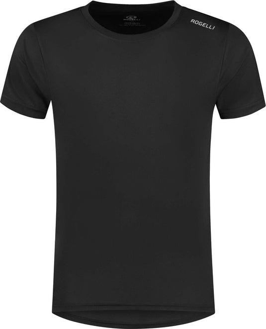 Rogelli promo hardloopshirt heren - korte mouwen - zwart - 3xl