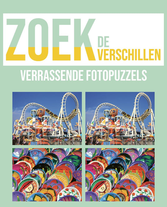Zoek de verschillen - verrassende fotopuzzels - logische foto puzzels