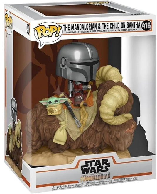 Funko pop star wars: the mandalorian the child on bantha pop