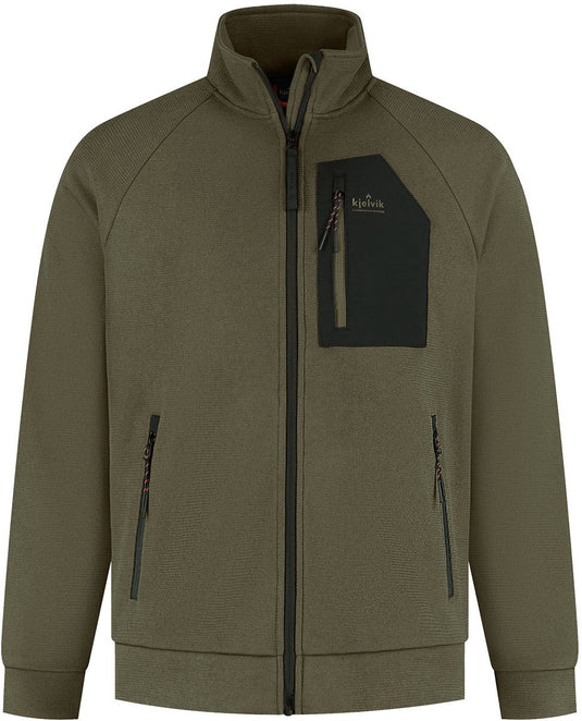 Kjelvik outdoorvest daley groen