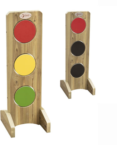 Classic world houten verkeerslicht educatief speelgoed verkeersregels.