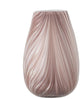 Bloomingville vaas glas roze ennis 22cm
