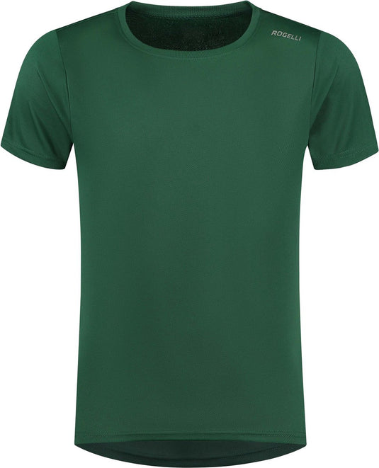 Rogelli promo hardloopshirt heren - korte mouwen - donkergroen - m