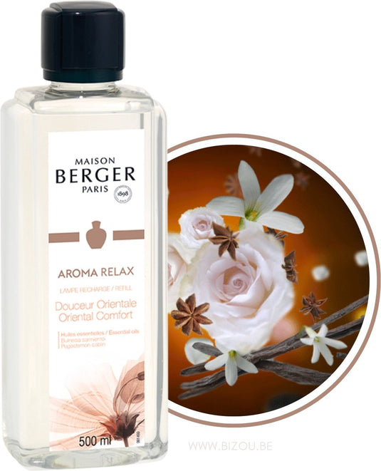 Lampe berger navulling - aroma relax - douceur oriental