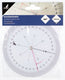 Kangaro koershoekmeter kunststof 126mm transparant | 10 stuks