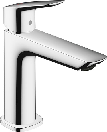 Hansgrohe logis fine - wastafelmengkraan - ééngreeps bediening - coolstart energiebesparend - zonder waste - 100mm - chroom