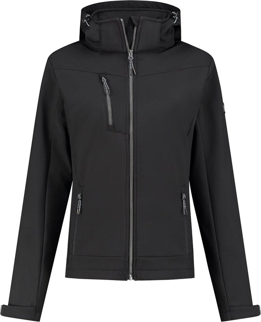 Kjelvik softshell jas roxi zwart