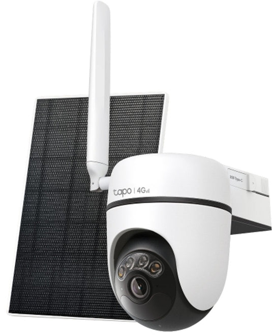 Tp-link tapo c615g kit - beveiligingscamera buiten - solar - 4g lte camera - 2k 3mp - ai tracking - ip65