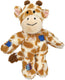 Kong wild knots giraffe | sterk pluche hondenspeelgoed - geel