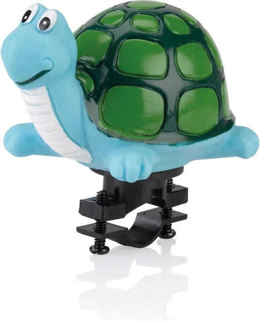 Xlc schildpad dd-h03 fietstoeter - kinderfiets - blauw groen - 25,4 mm