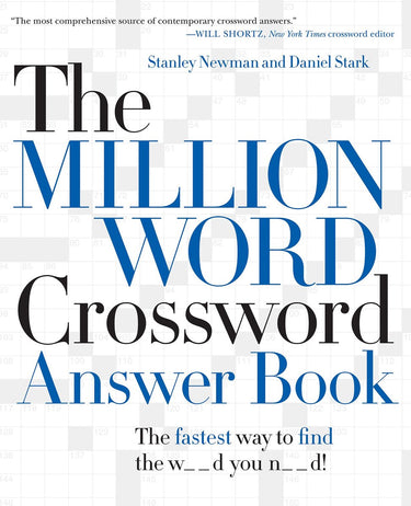 The million word crossword answer book
