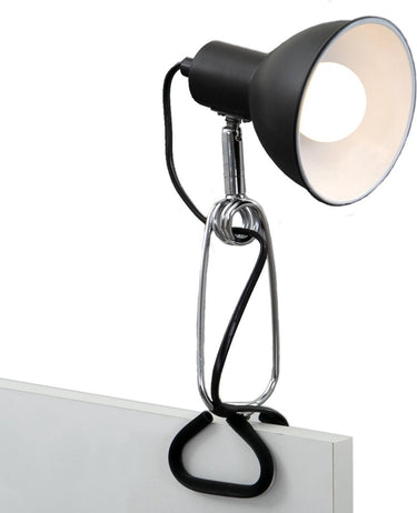 Briloner fix - klemlamp - bureaulamp met e14 fitting - incl. aan- en uitschakelaar - klemspot met snoer 140cm - zwart