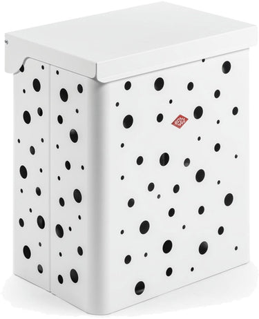 Wesco wasmand duo 1 met inzet | 64 liter | duo wasbox (2x32 liter) | metaal - mat wit | waskorf