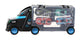 Vrachtwagen 28cm met 4 auto's 33x12x7cm
