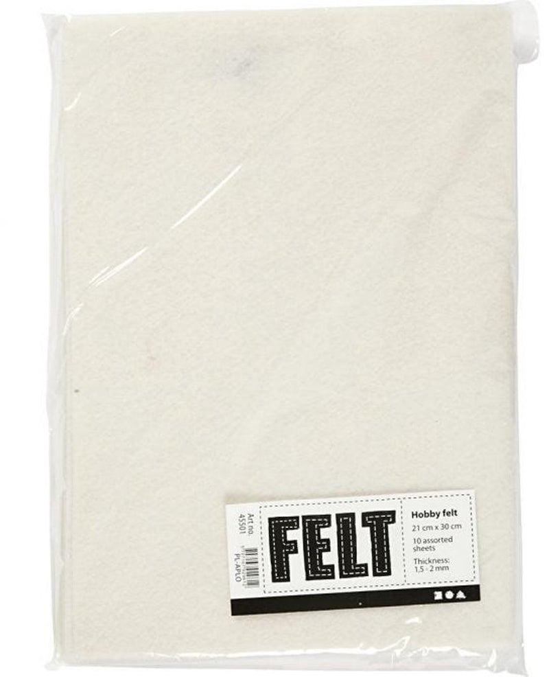 Load image into Gallery viewer, Creativ company hobbyvilt off-white a4, 10 vellen
