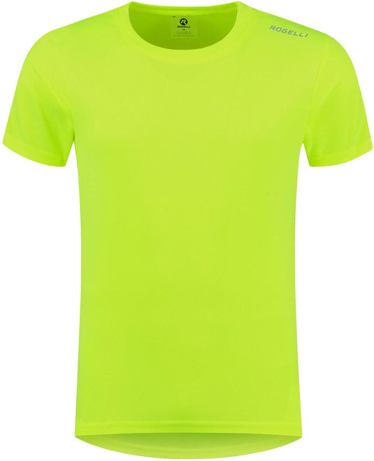 Rogelli promo hardloopshirt heren - korte mouwen - fluorgeel - 3xl