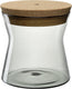 Leonardo forma x voorraadpot 16cm grijs