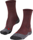 Falke tk2 melange anti-blaar dik wol functioneel materiaal wandelsokken dames rood - maat 39-40