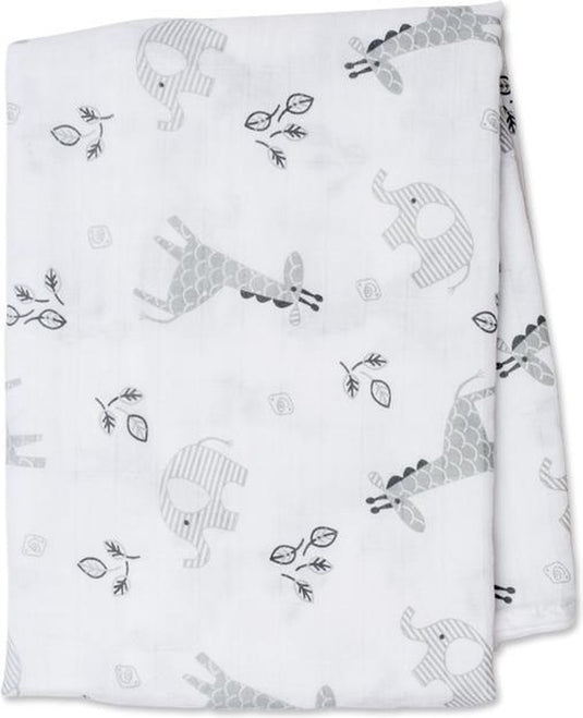 Lulujo - hydrofiele doek - swaddle - katoen - 120x120 cm - afrique