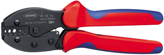 Knipex krimphefboomtang coax, bnc stekkers