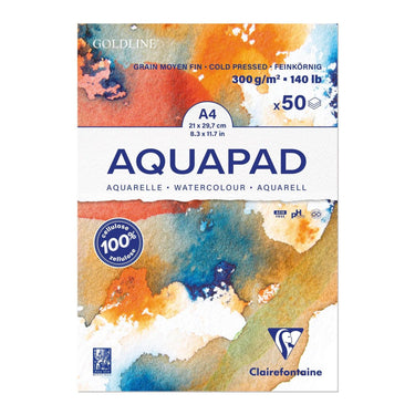 Clairefontaine • aquapad aquarelpapier 300g fijne textuur a4 50x