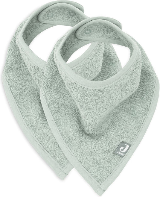Jollein slab bandana ash green (2pack)