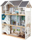 Small foot - houten urban villa poppenhuis met accessoires, 13dlg.