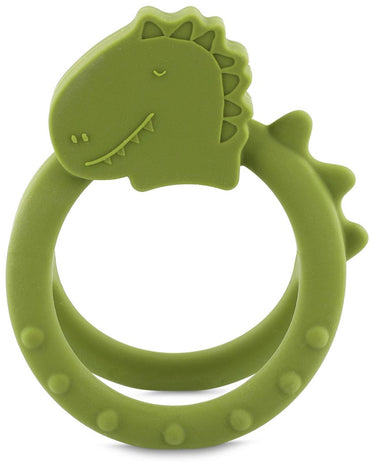 Trixie sensorische bijtring mr. dino â€“ 0m+ â€“ 100% siliconen â€“ ideaal voor doorkomende tandjes