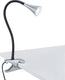 Rl live your light reality viper - klemlicht - titanium - incl. 1x smd 3w - snoerschakelaar - flexibel - klemlamp