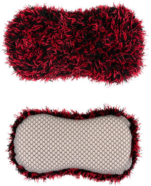 Dirt devil - autospons - schoonmaakspons - microvezel - 230x120x55 mm - zwart rood