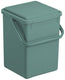 Rotho bio compostemmer - gft afvalbak 9l - bpa vrij - groen